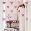 Cortina Colgante Decorativa Blanca de Amor para Puerta Cortina de Puerta Sentido Avanzado Sala de Estar Entrada Baño Dormitorio Decorativo Cortina Colgante