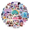 C-197 100 Amazon Kpop Cazador de Demonios Pegatinas Película Brillante Coreana Pegatinas de Dibujos Animados Pegatinas para Maleta
