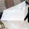 Bolsa de embalaje exterior para maquinaria de máquina, bolsa autoportante extragrande, fondo cuadrado, bolsa de plástico, a prueba de polvo, a prueba de humedad, bolsa cuadrada de PE
