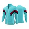Chaqueta deportiva de cuello alto con cremallera para hombre, otoño e invierno 2023, para exteriores, ocio, fitness, running, secado rápido, ropa de entrenamiento de manga larga