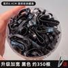 Banda de goma desechable enlatada de estilo coreano para el cabello de alta elasticidad para niños, banda de goma pequeña negra, cuerda para atar el cabello de bebé en caja