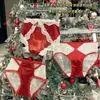Como flores y jade "Ancora rojo encaje sexy satén lencería niñas puro quieren este año bragas de boda mujeres