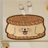 Tapete de Chão Filhote de Cachorro Sanduíche de Biscoito Tapete de Chão de Lama Diatomácea Tapete de Porta de Entrada Tapete de Chão de Banheiro Tapete de Pé Absorvente de Água para Banheiro