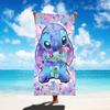 Stitch Personalizado TEMU Venta Caliente Toalla de Playa Estampada de Stitch de Gran Tamaño Niños Adultos Toalla de Natación