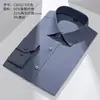 Camisa de Fibra de Bambú Yazama Cuello Cuadrado Manga Larga Ropa Formal de Negocios Unisex Estilo Primavera y Otoño
