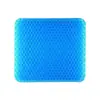 Cojín de gel para silla de verano, para oficina, para sentarse durante mucho tiempo, grueso, para asiento de coche, cojín de hielo, cojín de asiento, almohadilla refrescante de silicona en forma de panal