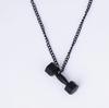 Joyería de Moda Europea y Americana, Collar con Mancuerna de Fitness a la Moda, Accesorios de Colgante Dominante Personalizados para Hombre de Aliexpress K812