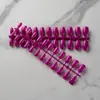 Nuevos Parches para Uñas 24 Piezas Color Puro Brillantes Ovalados Cortos Parches de Manicura Removibles Parches de Uñas Terminados Usables Parches de Uñas Postizas