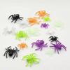 Araña Pequeña 2022 Nuevo Color Falso Halloween Rayado Navidad Dibujos Animados Juguete 2-3cm