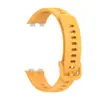 Adecuado para Pulsera Huawei 10 Correa de Silicona Huawei Band9 8 Correa de Silicona de Color Único Hebilla de Uña de Silicona