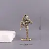 Latón Puro Puño Supremo Monje Ciego Li Qing Retro Objetos Viejos Decoración Creativa de Escritorio Mascotas de Té Artesanías Adornos de Cobre