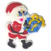 Fivela de Sapato para Decoração de Natal Árvore de Natal Velhinho Boneco de Neve PVC Borracha Macia Novos Acessórios de Natal