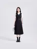 Vestido de longitud media, Camisa de manga corta para mujer, Traje de dos piezas, Estilo de nicho que ciñe la cintura y adelgaza, Ropa de mujer de verano profesional informal de moda