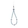Wow original estrella de cuentas de arroz azul cadena para teléfono móvil nicho estilo ins cuerda para teléfono móvil estrella oso amoroso cámara ccd