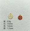 Acessórios de Cinco Deuses da Fortuna de Alta Qualidade, Acessórios de Pulseira da Sorte com Gotejamento de Óleo Banhados a Ouro, Acessórios DIY, Joias em Estoque para Atacado