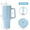 Taza isotérmica de acero inoxidable 304 transfronteriza, taza con asa portátil, taza de hielo para mantener el frío de gran capacidad para exteriores al por mayor