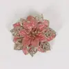 Decoraciones Navideñas Transfronterizas, Flores de Navidad, Flores Artificiales, Accesorios para Decoración de Árbol de Navidad, Flores Falsas, Inserciones para Corona de Navidad
