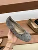 Zapatos de tacón de noche de temporada para el primer encuentro 2026 Otoño Retro coreano Lunares Lazo Punta cuadrada Bailarinas poco profundas