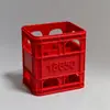 Caja de Almacenamiento de Baterías Apilable Estilo Marco de Cerveza Impresa en 3D para Baterías Aa, Aaa, 18650, 21700, 9V