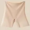 Base de maquillaje líquida invisible, pantalón de seguridad, tres en uno para mujer con entrepierna de algodón puro, control de abdomen, moldeador, no se enrolla, ropa interior de seguridad anti-exposición para mujer