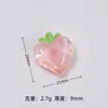 Juguetes de Frutas y Comida Facetados de Hielo Transparente Accesorios Creativos Hechos a Mano para Joyería DIY Materiales de Resina de Pegamento de Crema Accesorios Pequeños Venta al por Mayor