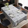 2026 Novo Estilo Toalha de Mesa Transfronteiriça Amazon Simples Luxo PVC Lavável Impermeável À Prova de Óleo Capa de Mesa Capa de Mesa de Café Tapete