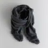 Bufanda Triángulo con Borlas 100% Cachemira, Bufanda de Punto Cálida para Habitaciones con Aire Acondicionado, Chal Versátil de Color Sólido, Capa Exterior