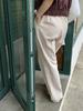 Pantalones de Pierna Ancha EVERTRUE para Mujer Verano 2024 Estilo Coreano Cintura Alta Lino Suelto Pantalones de Cintura Alta 53112