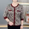 Camisetas de Base e Roupas de Trabalho Femininas com Estampa Color-Blocked e Manga Longa Soltas, Design Casual e Versátil, Cores de Outono 2025