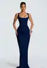 Vestido Falda Corta de Cintura Fruncida con Escote Cuadrado Dulce y Picante para Mujer Verano 2023 Nuevo Estilo Europeo y Americano