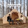Barraca de Camping Herringbone Ridge Acampamento ao Ar Livre Barraca Familiar à Prova d'Água Espessada Portátil Abertura Rápida Cabine Inflável
