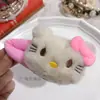 Pinza para el pelo de gato de peluche, Pinza grande con forma de oso para niñas, Dulce pinza lateral para el pelo para estudiantes, Pinza de garra triangular