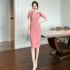 2026 Nova Roupa Feminina de Verão Estilo Ol Commuter Vestido Justo Ocasião Formal Vestido Emagrecedor 50956