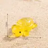 Paisaje en miniatura, tortuga brillante y con lentejuelas creativas que brillan en la oscuridad, decoración DIY, accesorio de bolsa sorpresa, adorno pequeño