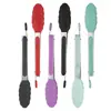 Espátula de silicone de grau alimentício em estoque, conjunto de utensílios de cozinha, colher de silicone com cabo de madeira, concha, conjunto de cozinha em caixa colorida