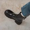 Botas de plataforma de moda para mujer, nueva colección otoño/invierno 2026, botas de moda estilo británico, botines casuales, botas de motociclista