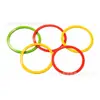 Anel de Treinamento de Agilidade Anel Fitness Circular Anel de Agilidade para Futebol Infantil Equipamento de Obstáculo para Basquete Corda de Pular