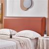 Cross-border cor sólida PU couro anti-incrustante cama elástica cabeça de cama tecnologia de pano quarto all-inclusive capa protetora de cabeceira quatro estações Universal