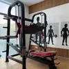 Máquina de Prensa de Piernas Vertical Pa Entrenador Equipo de Entrenamiento de Piernas Gimnasio Prensa de Piernas Vertical Comercial g