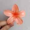 Pinza para el Cabello de Flor de Plumeria para Mujer, Pinza de Tiburón Floral, Accesorio Estilo Vacaciones en la Playa, Pasador, Adorno para el Cabello, Pinza para el Cabello