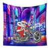 Tapeçaria de Natal Nova Pano de Pendurar Transfronteiriço Pano de Fundo Decorativo Sala de Fundo de Natal Atmosfera de Feriado Pano de Parede Estilo Americano