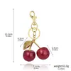 Llavero de Cadena para Coche de Melocotón Blanco Fruta Realista Lindo Exquisito Accesorios de Bolsa de Fruta Colgante Decorativo para Mujer