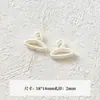 [Wangyang] Material e acessório para corrente de celular DIY temático de queijo Hello Kitty pintada de azul e branco em formato de estrela de acrílico