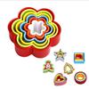 Molde para Galletas de Plástico de Color para Hornear Zhenghui Musiquan Cortador de Galletas de Verduras Molde para Galletas Pastel