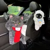 Caixa de Lenços para Carro, Caixa de Lenços para Carro de Cordeiro, Bolsa Porta-Lenços de Papel Pendurável para Suprimentos de Carro, Decoração Criativa e Fofa