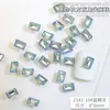 4 * 6 mm clavo de ángulo recto rectangular al por mayor Mini cuadrado pequeño azúcar Super Destello fondo puntiagudo con forma de caramelo de roca diamante joya para uñas