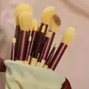Set de brochas de maquillaje lana suave paridad polvo sombra de ojos base pincel principiantes juego completo de 13 set de belleza para principiantes brocha
