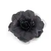 Fabricantes diretos novo grande broche de flor de seda 3D prendedor de gravata borboleta de tecido acetinado broche de lapela