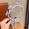 Diadema Infantil Pasador Mariposa Perla Imitación Niña Pequeña Princesa Súper Hada Diadema de Moño Accesorios para el Cabello de Niñas