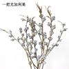 Buquê de Flores Secas Zen para Decoração de Casa Flor de Lótus de Algodão Inserida à Mão Adereços de Buda Decorações Criativas